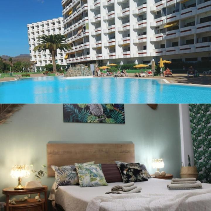 Agaete Park Tropical Style Lägenhet Playa del Inglés Exteriör bild