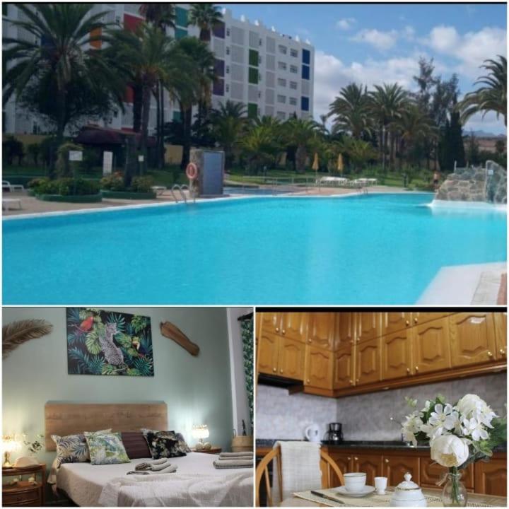 Agaete Park Tropical Style Lägenhet Playa del Inglés Exteriör bild